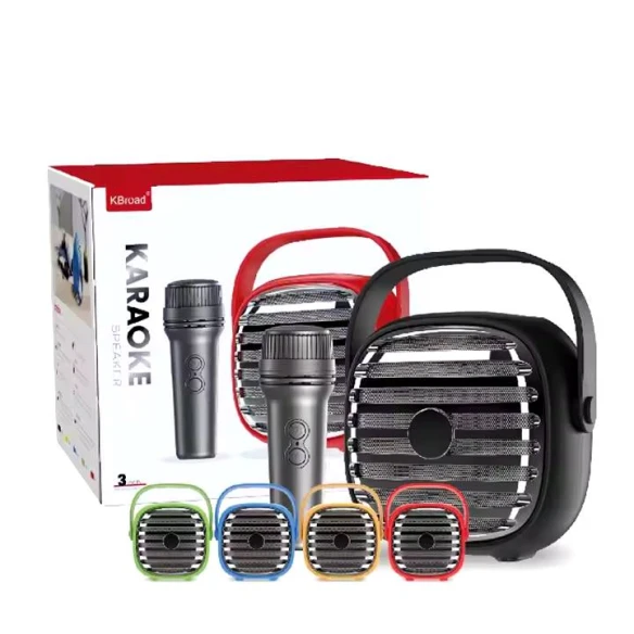 KBroad KTS-1943 Portable Wireless Karaoke Speaker with Wireless Mic