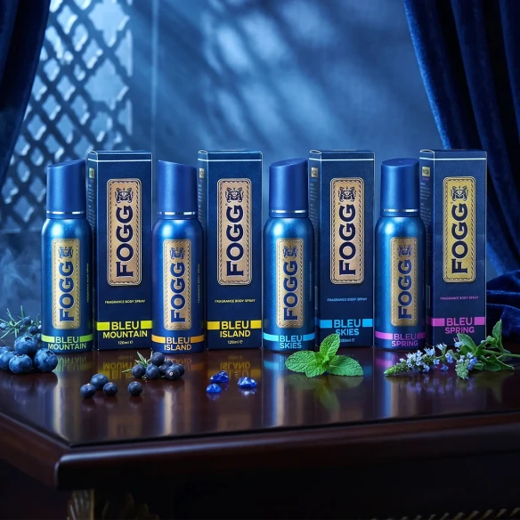 Fogg Bleu Collection Body Spray Combo (4 x 120ml) – Mountain, Skies, Spring & Island